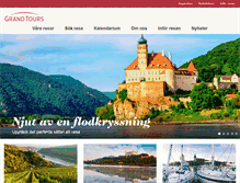 Tablet Screenshot of grandtours.se